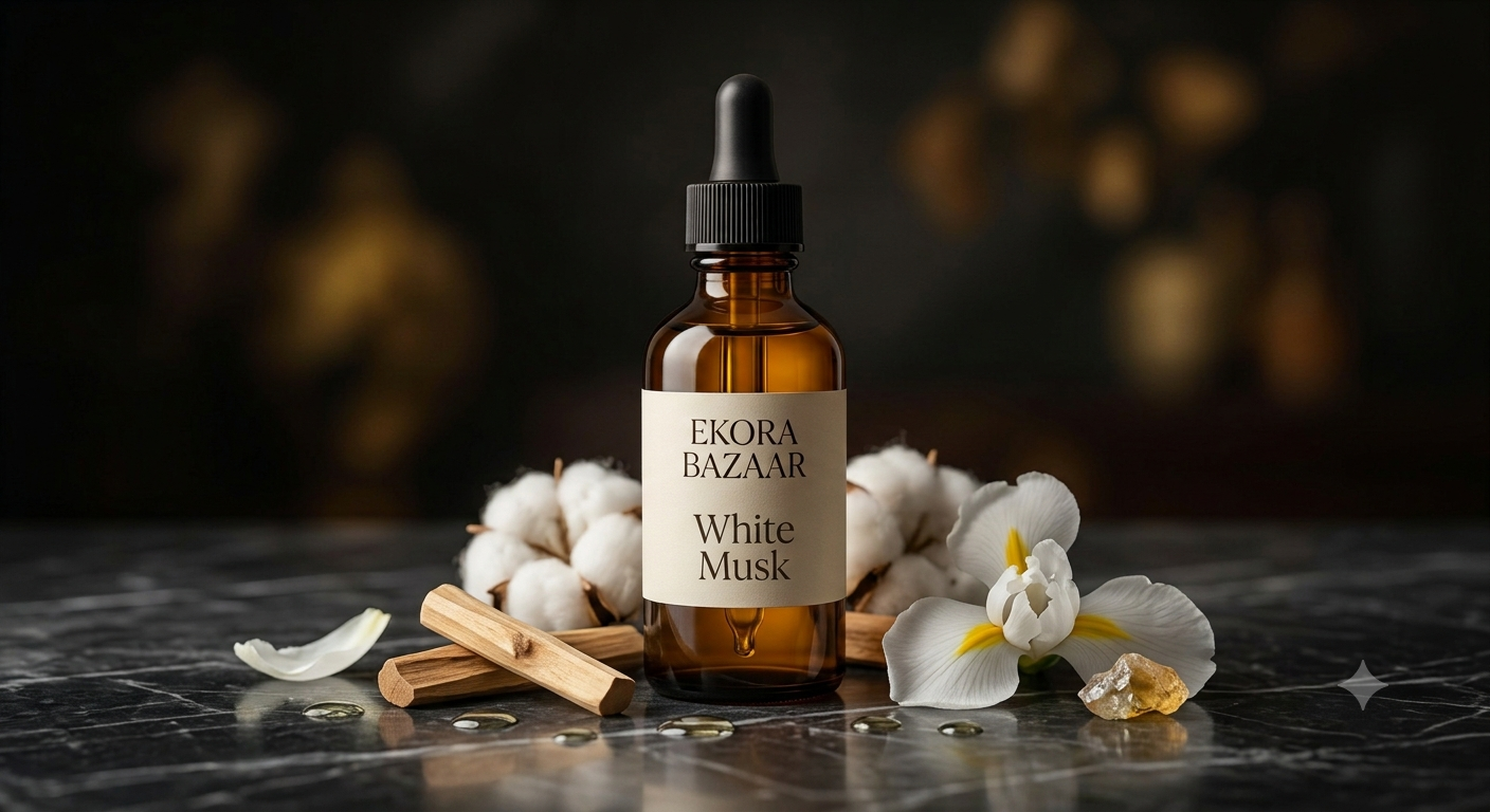 White Musk Candle & Cosmetic F O